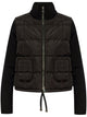 Moncler Black Virgin Wool Cardigan
