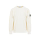 Stone Island Ivory Cotton Sweatshirt