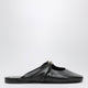 Loewe Pebble Sabot In Soft Lamb Nappa Leather In Black