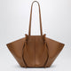 Yuzefi Large Mochi Bag In Hazel Pebble-Grained Leather