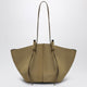 Yuzefi Large Mochi Bag In Fennel Suede Leather