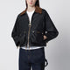 Barbour Black Waxed Cotton Corduroy Collar Jacket