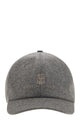 Brunello Cucinelli Logo-Embroidered Mélange Cap