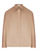 Brunello Cucinelli Stretch Silk Satin Shirt With Mobile
