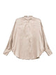Brunello Cucinelli Camel Silk Elastan Shirt