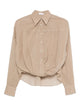 Brunello Cucinelli Slightly See-Through Cotton Shirt
