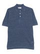 Brunello Cucinelli Linen And Cotton Knit Polo Shirt
