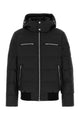 Moose Knuckles Black Polyester Cloud Bomber Down Jacket