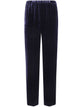 Antonelli Firenze "Tazio" Velvet Silk Trousers