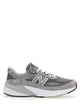 New Balance Grey Suede Mesh Sneakers