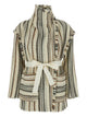Isabel Marant Striped Fringed Jacket By Illisa