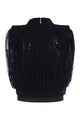 Fabiana Filippi Fringed Top In Virgin Wool, Silk And Cashmere