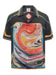 Casablanca Shirt Ss Silk Satin
