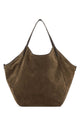 Brunello Cucinelli Bc Duo Shopper In Water-Resistant Alpaca And Wool Prince Of Wales With Monili