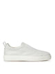Santoni Leather Slip-On Trainers