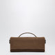 Brunello Cucinelli Essence Caramel Suede Clutch Bag