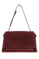 Brunello Cucinelli Burgundy Suede Shopping Bag