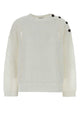 Brunello Cucinelli White Crochet Sweater
