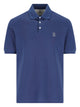 Brunello Cucinelli Cotton Polo Shirt With Printed Logo