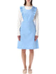 Miu Miu Miu Miu Poplin Ruffle Dress