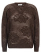Brunello Cucinelli 'Flower Lace' Sweater