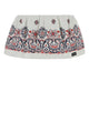 Miu Miu Printed Cotton Blend Mini Skirt