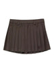 Miu Miu Brown Wool Virgin Wool Skirt