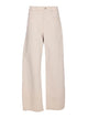 Brunello Cucinelli Loose Barrel Denim Pants With Monile