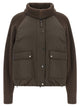 Brunello Cucinelli Knit Insert Down Jacket