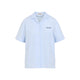 Miu Miu Bianco Cielo Short-Sleeve Shirt