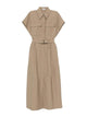 Brunello Cucinelli Brown Cotton Polyamide Dress