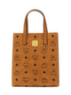 Mcm Printed Canvas Shopping Bag