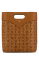 Mcm Printed Canvas Shopping Bag