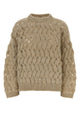 Brunello Cucinelli Dazzling Zigzag-Cables Sweater In Mohair And Wool