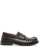Jw Anderson Brown Full Grain Calf Leather Flat Shoes