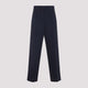 Miu Miu Dark Blue Stretch Wool Wide-Leg Pant
