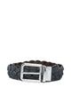 Etro Dark Blue Brown Braided Belt