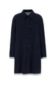 Miu Miu Dark Blue Poplin Trench Coat