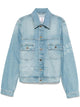 Casablanca Denim Jacket With Graffiti Design