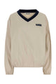 Miu Miu Sand Tech Fabric Oversize Sweatshirt