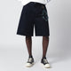 Darkpark Denis Navy Blue Cotton Bermuda Shorts
