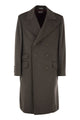 Brunello Cucinelli Double-Breasted Pure Wool Tailored Coat