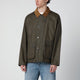 Barbour Green Wax Cotton Corduroy Collar Jacket