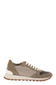 Brunello Cucinelli Techno Fabric Runners With Precious Toe