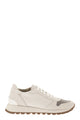 Brunello Cucinelli Leather And Fabric Trainers