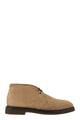 Brunello Cucinelli Suede Desert Boots With Rubber Sole