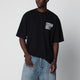 Off-White™ Motion Arrow Logo T-Shirt In Black Cotton