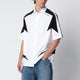 Off-White Offwhite White/Black Race Logo Star Bowling Shirt