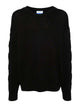 Off-White Black Ribbed Logo Sweater
