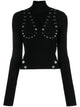 Off-White Black Viscose Blend Top
